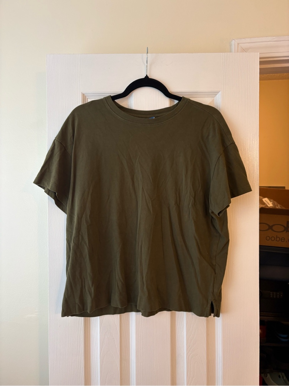 Old Navy Olive Green Short Sleeve Crewneck Tee
